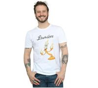 Beauty And The Beast Be Our Guest T-Shirt Disney White 5XL