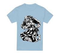 Beauty And The Beast Belle Dance Black White T-Shirt Light Blue | Size: Medium Beauty And The Beast Light Blue M