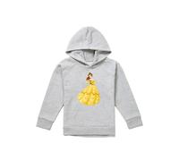 Beauty And The Beast Belle Rose Youth Kids Pull-Over Hoodie, Athletic Heather Disney Grey 9-11 Years