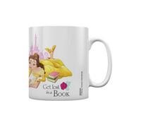 Beauty And The Beast Books Mug White/yellow (One Size)