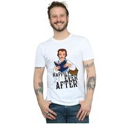 Beauty And The Beast Boy's Happily Ever After Reading Cotton T-Shirt in White | Size: 9-10 Years Beauty And The Beast White 9-10 Years