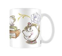 Beauty And The Beast Enchanted Chip Mug White/lilac (One Size)