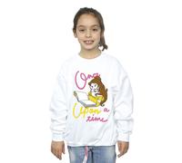 Disney Girls Beauty and The Beast Belle Once Upon A Time Sweatshirt White 5-6 Years
