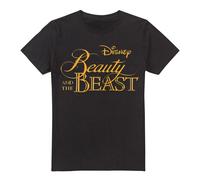 Beauty And The Beast Logo T-Shirt Black Beauty And The Beast Black M