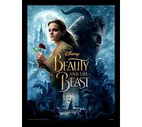Beauty and the Beast Movie "Tale As Old As Time Framed Print, Multi-Colour, 30 x 40 cm