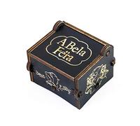 Beauty and The Beast Music box Carved Wood Musical Box Clockwork Mechanism Mucial Gift for Christmas,Birthday,Valentine's Day