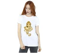Beauty And The Beast Never Judge Cotton Boyfriend T-Shirt Disney White XXXL