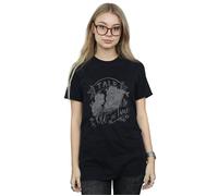 Beauty And The Beast Tale As Old As Time Cotton Boyfriend T-Shirt Disney Black XL