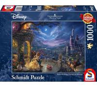 Beauty and the Beast - Thomas Kinkade 1000 Piece Puzzle - Officially Licensed Ne