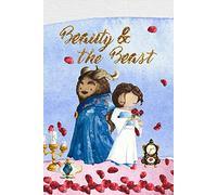 Beauty and the Beast watercolor notebook: 6"x9", 100 pgs, lined notebook or journal