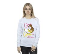 Disney Women's Beauty and The Beast Belle Once Upon A Time Sweatshirt Sport Grey Medium