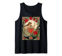 Beauty and The Wound Vintage Art Nouveau Romance Tank Top