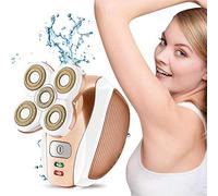 Beauty Angelbella Women's Painless Hair Removal for Legs, Valentine's Day Gift Women Electric Shaver Cordless Razor Body, Face, Bikini, Armpit - As Seen On TV (Rose Gold)