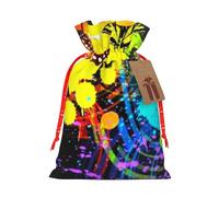 Beauty Animal Butterfly Print Drawstring Bags Burlap Gifts Bag With Drawstring Gift Bags For Wedding/Party/Festival/Storage