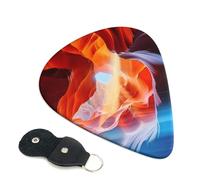 Beauty Antelope Canyon Guitar Plectrums, 6 Guitar Plectrums, Double Sided Printing, For Acoustic Guitar, Bass, Ukulele, Electric Guitar (0.46 Mm 0.71 Mm 0.96 Mm)