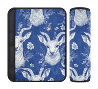 Beauty Antelope Royal Blue 2 Pack Seatbelt Cover pad Stop seat Belt Cutting into Neck for Bag funda para cinturón de carro