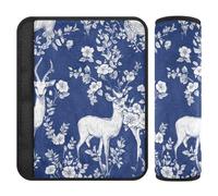 Beauty Antelope Royal Blue 2 pcs car Accessories Protects Your Neck and Shoulders for Truck Protector para cinturón de carro