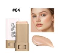 Beauty Balm Serum Boosted Skin Tint, Beauty Balm Skin Tint Stick, Portable Moisturizing Contour Stick for Face Makeup, Smooths Fine Lines And Evens Tone With A Natural Finish (#04)