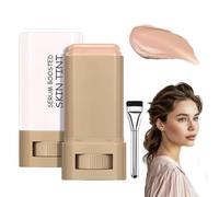 Beauty Balm Serum Boosted Skin Tint,Hydrating Tinted Moisturizer Foundation Stick with Brush,Suitable for All Skin Types,Dewy Look with a No-Makeup Feel,Ideal for a Fresh(#05)