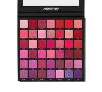 BEAUTY BAY Berries Colour Eyeshadow Palette - 42 Eye Shadow Shades - Ultra Pigmented Pinks, Purple, Reds, Eye Make-Up - Matte Metallic Shimmer Makeup Set - Vegan And Cruelty-Free
