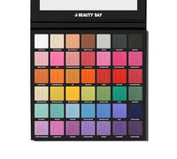 BEAUTY BAY Bright Matte 42 Piece Colour Eyeshadow Palette - Highly Pigmented - Ultimate Colourful Rainbow Finish - Makeup Products