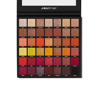 BEAUTY BAY Fiery 2.0 42 Shade Eyeshadow Palette - Vibrant Eye Make-Up with Rich Hues & Deep Tones, High Pigment Matte & Shimmer Shades, Blendable & Long-Lasting Formula - Makeup Vegan & Cruelty Free