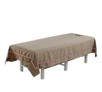 Beauty Bed Cover 5pcs Solid Thicken Cotton Beauty Salon Bed Sheets Mattress Cover SPA Massage Table Bedspread Soft with/no Hole(02,135x245cm no Hole)