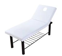 Beauty Bed Cover 70x190cm Massage Table Bed Fitted Sheet Elastic Full Cover Rubber Band Massage SPA Treatment Bed Cover with with Face Breath Hole(A)