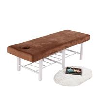 Beauty Bed Cover Crystal Velvet Thick Bed Cover Beauty Covers Massage for Hospital Hotel Salon(Coffee,180X60CM)