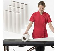 Beauty Bed Hygiene Roll by Simple Choice - 20-Inch Width, 2-Ply, 40m Disposable Couch Roll for Professional Use (12)
