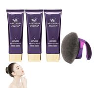 Beauty Body Coverage Perfector with Brush-Soft Focus Body Concealer Stick, Tattoo Cover Up Makeup, Long Lasting& Sweatproof Body Concealer, Waterproof, Natural Gloss (3PCS)