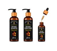 Beauty Boost Lab Batana Triple Hair Care Set, Organic Honduran Oil Shampoo & Conditioner