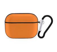 Beauty Burnt Orange AirPod Pro Case, Anti Scratch Hard PC Cover with Keychain, AirPod Pro 2nd/1st Case Accessories for Women Men, Black-Style