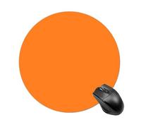 Beauty Burnt Orange Round Mouse Pad 7.8 Inch, Portable Gaming Mouse Mat with Non-Slip Rubber Base & Smooth Surface, Waterproof Mousepad for PC, Laptop, Computer, Office, Home