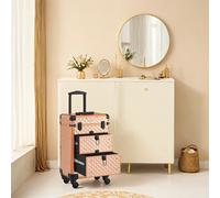 Beauty Case with 4 Removable Universal Wheels