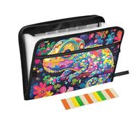 Beauty Chameleon Accordion File Folders A4 Size Expanding File Pocket with Pockets File Accordian Organizer Legal Size Expandable for Invoice Holder Military