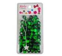 Beauty Collection Style Collection Pattern Beads BD012 Black & Green