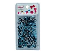 Beauty Collection Style Collection Pattern Beads BD012 Black & Light Blue