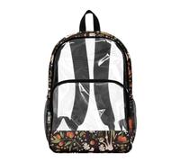 Beauty Collector Forest Mushroom Snail Clear Backpack Kids School Travel See-Through Transparent Bookbag