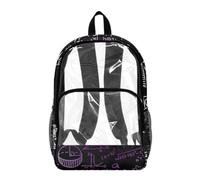 Beauty Collector Math Geometry Formulas Clear Backpack Kids Lightweight Backpack with Adjustable Straps