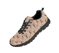 Beauty Collector Women's Flat Walking Shoes Casual Lightweight Gym Sneakers Black Sole