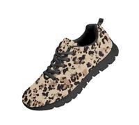 Beauty Collector Women's Lace Up Running Shoes Lightweight Gym Sneakers Black Sole