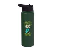 Beauty Deadly Lily Axe Art Stainless Steel Insulated Water Bottle