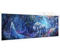 Beauty Diamond Art, Diamond Painting Kits for Adults Horse, 5D DIY Crafts Painting Hobbies for Adults Women, Full Drill Cross Stitch Arts Crafts Embroidery Canvas Picture Kit, Gifts 27x59Inch T753
