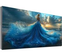 Beauty Diamond Art Kits Adults, Diamond Painting Skirt for Beginners, DIY Full Drill Dimond Art for Adults, 5D Crystal Creations Kit Gifts, Gem Arts and Crafts for Home Decoration 60x120cm C2-595