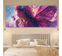 Beauty Diamond Art Wing Diamond Painting 40x120cm, 2026 New Rhinestone Mosaic Kits for Adults, 5D Full Drill Gem Crystal Art Kits DIY Paint by Numbers for Adults, Dimond Pictures for Home Decor Z-S726