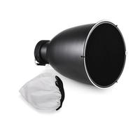 Beauty Dish 11.6 Inch with Profoto Tele-Zoom Stand Reflector Diffuser Shade with 60° Honeycomb Grid and Diffuser Sock for Profoto Studio Strobe Flash Light Speedlite Stand