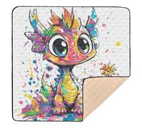 Beauty Dragon Soft Foam Baby Activity Play Mat for Floor Portable Padded Play Mat for Babies Infants Toddlers, 50'' x 50''