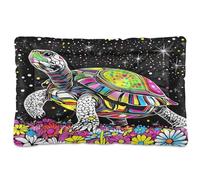 Beauty Eastern Box Turtle Washable Dog Bed Mat Soft Anti-Slip Pet Kennel Beds for Medium/Large Dogs 24" x 18"