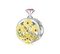 Beauty Enamel Red Lipstick Dangle Crystal Handbag Charms Retro Perfume Beads for Women and Girls fit Fashion DIY Bracelet or Necklace